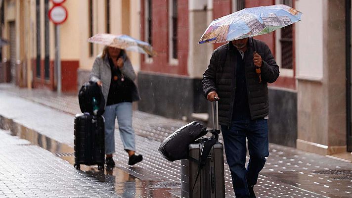 Precipitaciones fuertes en el Levante, Andalucía oriental y norte de Mallorca