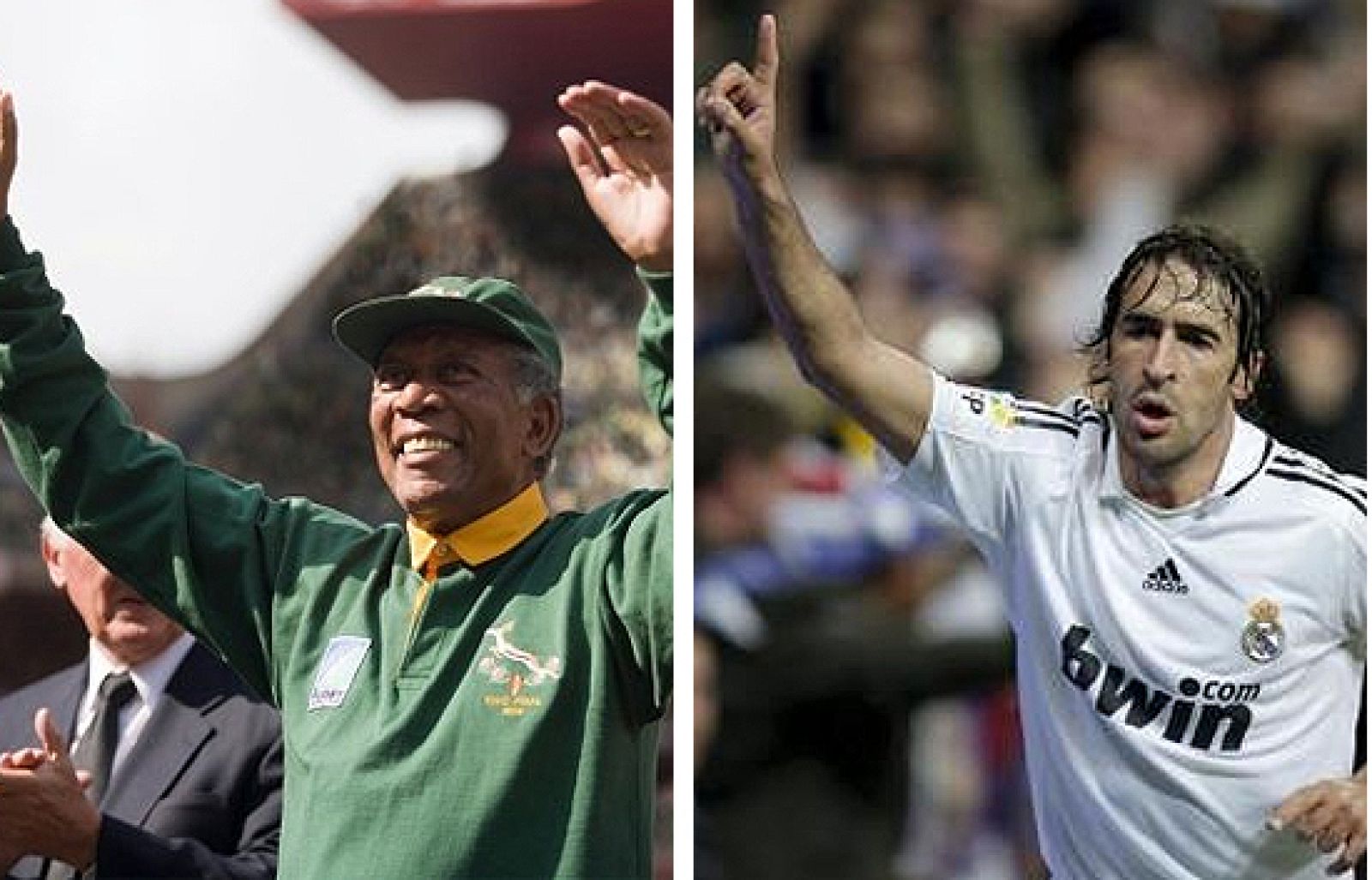 Raúl ha sido invitado a ver 'Invictus' por un grupo de empresarios que ven en su figura un ejemplo de superación.