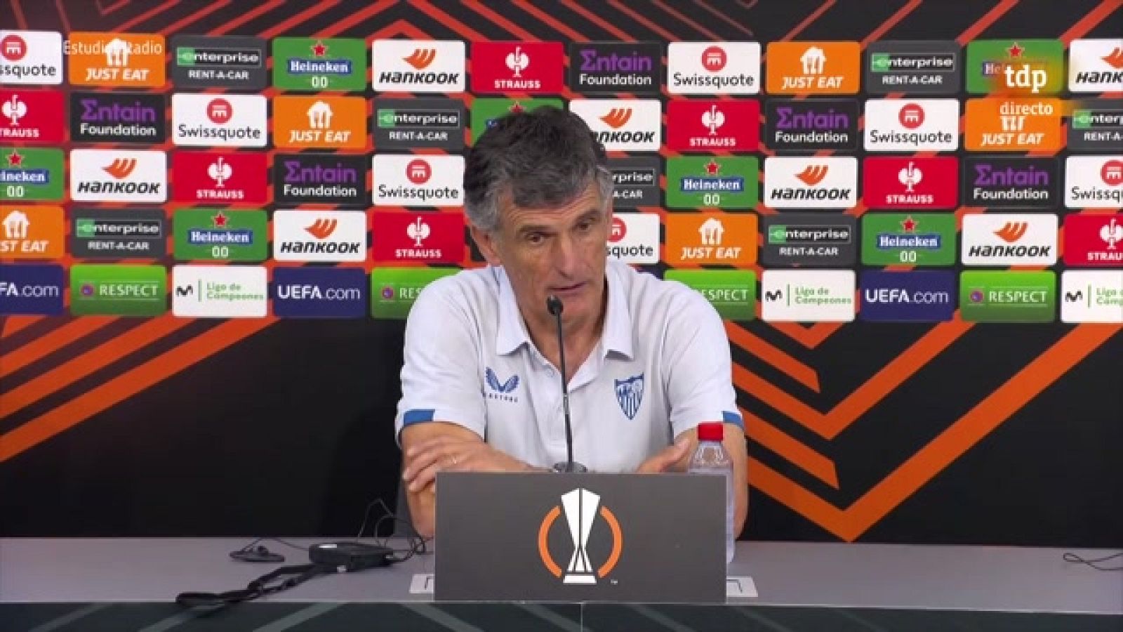 Mendilibar: "A un equipo italiano siempre es muy difícil remontarle"