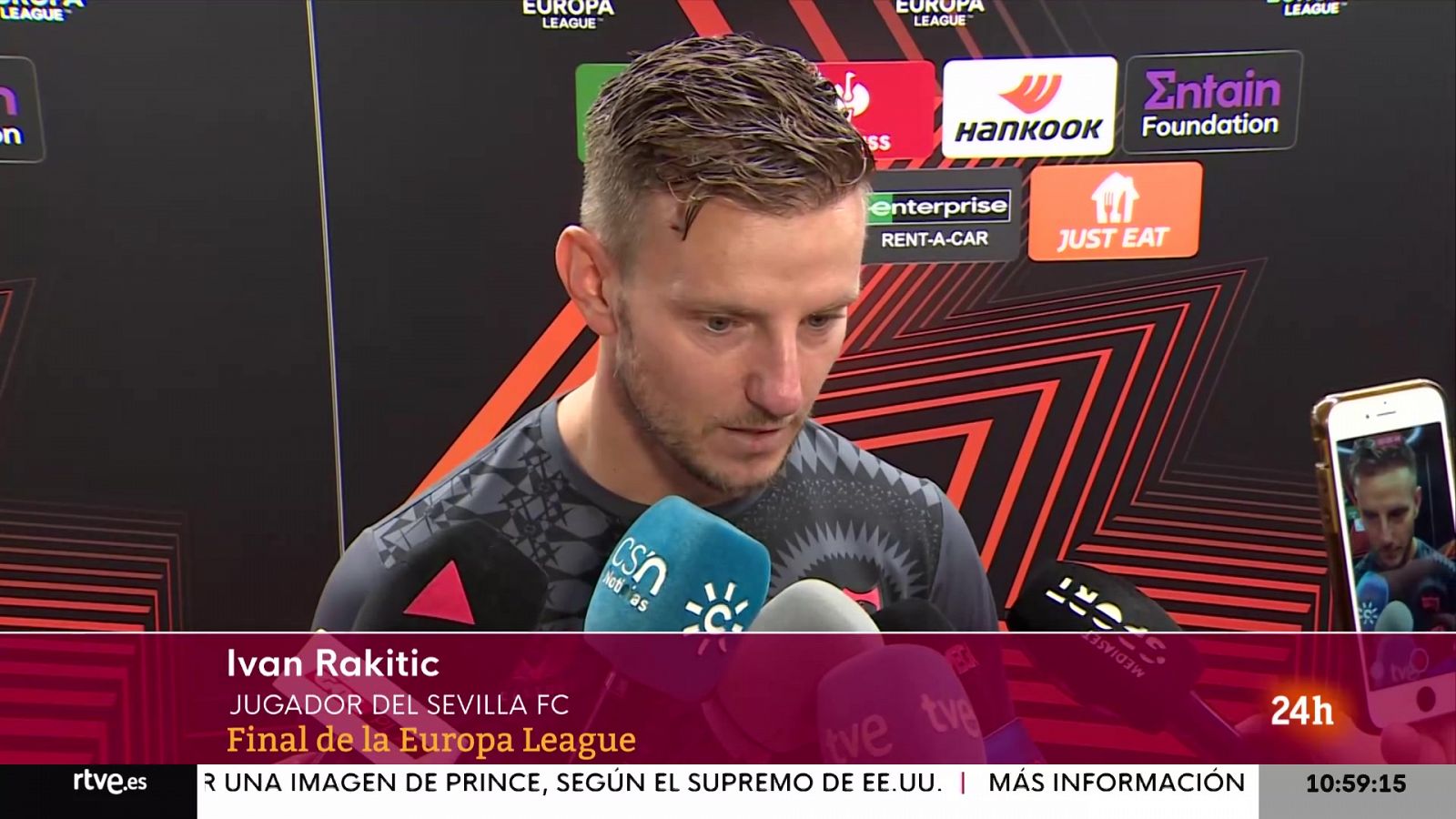 Rakitic: "Hemos enseñado al mundo del fútbol lo que es el Sevilla" - Informativo 24h | Ver