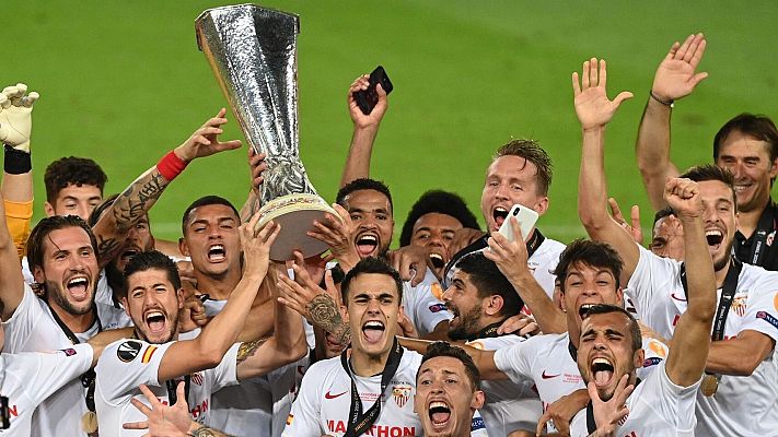 Telediario 2 - El Sevilla, a por su séptima corona en la Europa League