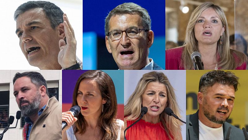 Los líderes nacionales piden el voto a los indecisos en el último sábado de campaña