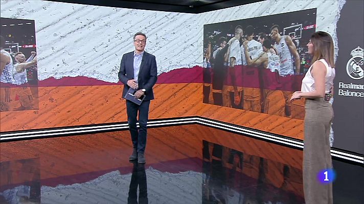 Telediario Fin de Semana - El Madrid se impone al Barça con unos estelares Tavares y 'Chacho' Rodríguez