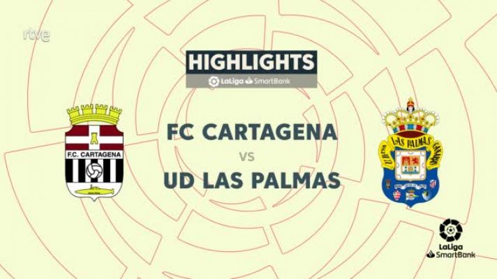 Cartagena - Las Palmas: resumen del partido de la 41ª jornada de Liga | Segunda