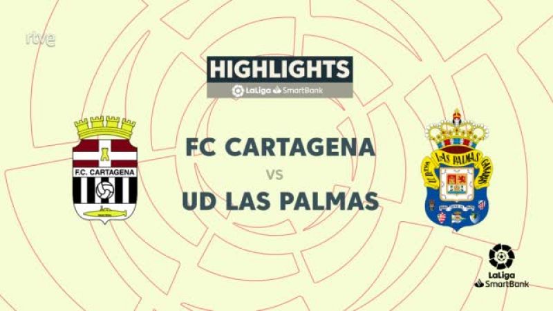 Cartagena - Las Palmas: resumen del partido de la 41� jornada de Liga | Segunda