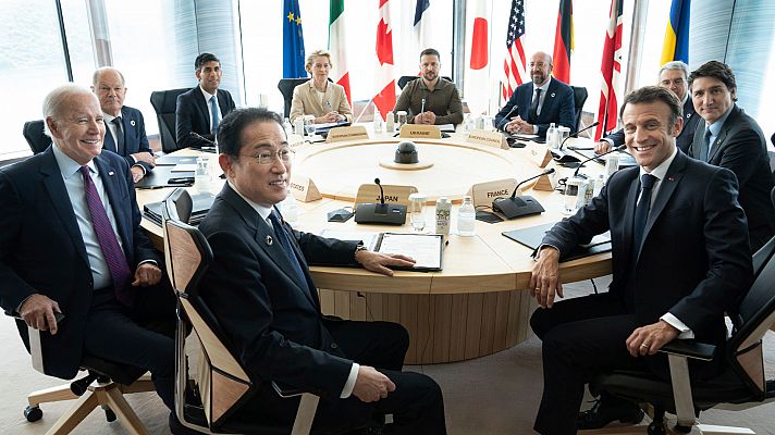 Los líderes del G7 arropan a Zelenski en Hiroshima