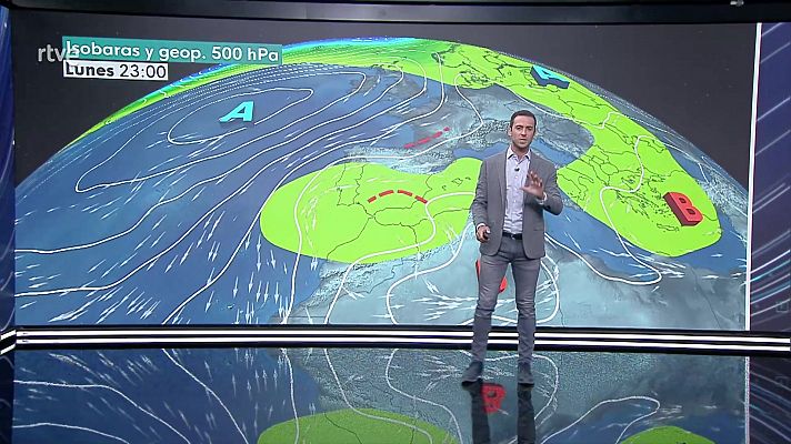 El tiempo - Probables chubascos y tormentas localmente fuertes en zonas de Andalucía occidental, entorno del Estrecho y Málaga