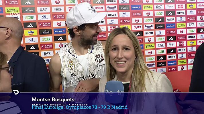 Baloncesto en RTVE - Sergio Llull, a TVE: "El entrenador me ha dado la responsabilidad del último tiro y ha ido bien"