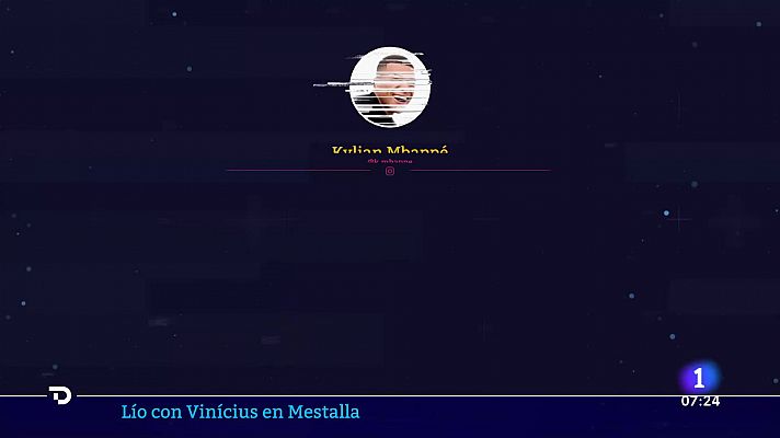 Telediario Matinal - Muestras de apoyo a Vinicius tras los insultos racistas sufridos en Mestalla