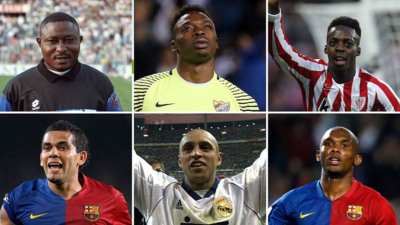 Wilfred, Kameni, Eto'o, Alves, Roberto Carlos, Iñaki Williams... los casos de actos racistas en el fútbol español antes de Vinicius -- Ver ahora