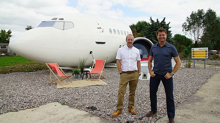 Espacios increíbles - Avión y caravana Arts and Crafts