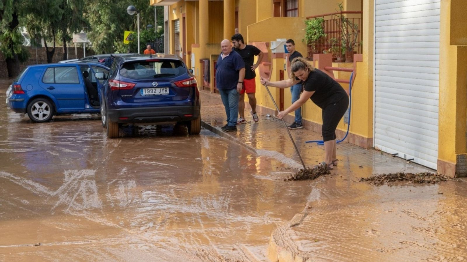 La alcaldesa de Cartagena, Murcia, sobre las lluvias