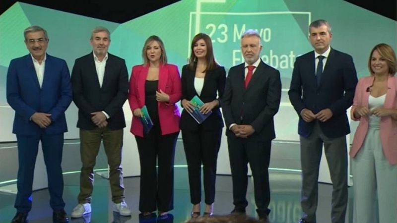 vídeo: Los candidatos a presidir Canarias abren el debate del 28M hablando de sanidad, vivienda e inflación
