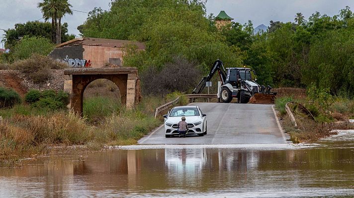 La hora de La 1 - Murcia y Comunidad Valenciana anegadas por las lluvias