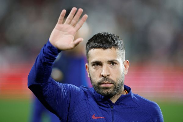 Telediario 1 - Jordi Alba se despide del Barça