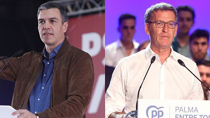 Sánchez insiste en que para el PP "gobernar es recortar" y Feijóo pide el voto "masivo" para tener gobiernos "sin intermediarios"