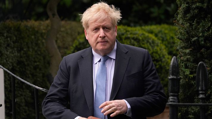 Telediario 2 - Nueva investigación a Johnson por saltarse las normas del Covid-19