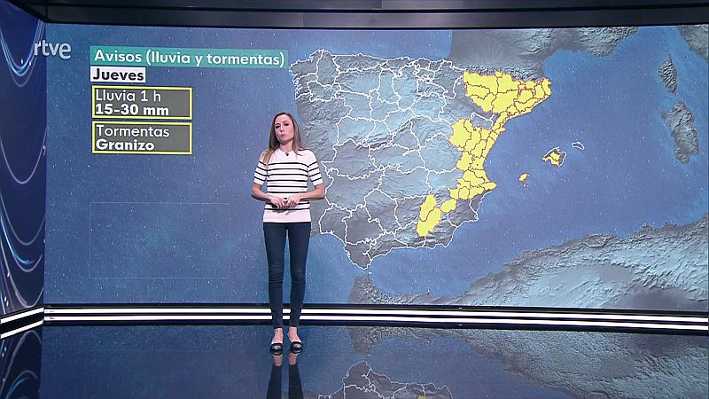 Tormentas persistentes en puntos del sureste peninsular - ver ahora