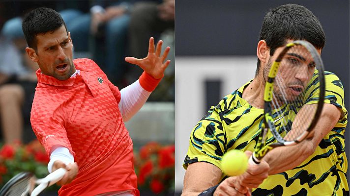 Telediario 1 - Carlos Alcaraz y Novak Djokovic, en la parte dura del cuadro de Roland Garros