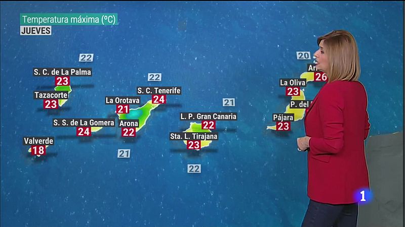 El tiempo en Canarias - 25/05/2023