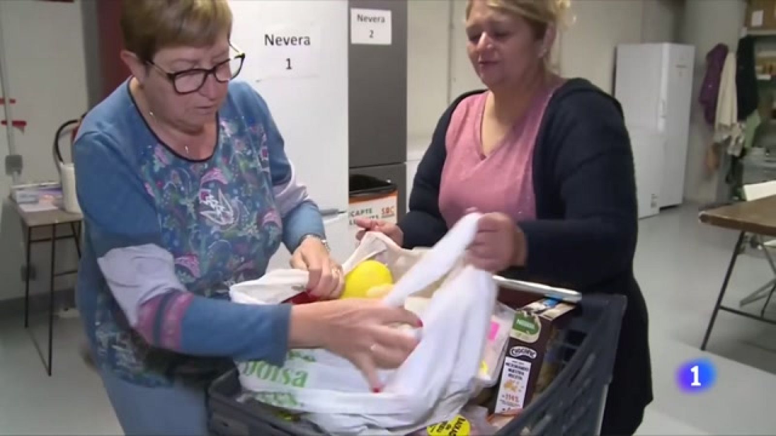 El Banc dels Aliments de Barcelona redueix en gairebé un 20% els lots de menjar