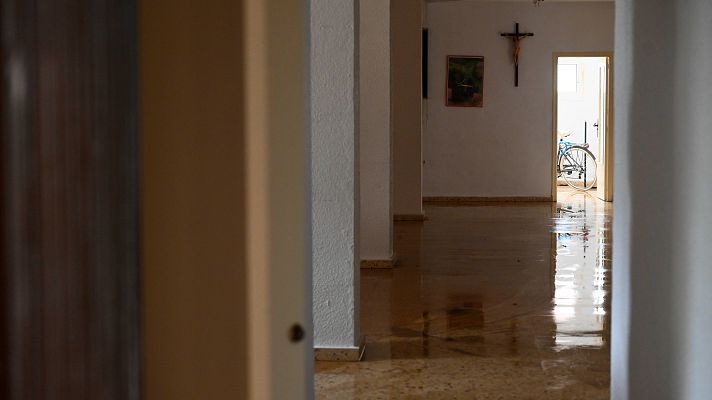 Telediario 2 - Lluvias torrenciales en Murcia y la Comunidad Valenciana