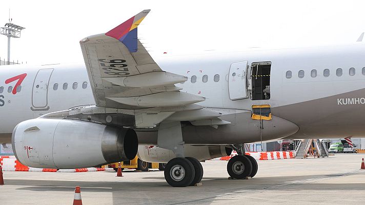 Informativo 24h - Corea del Sur: Abren la puerta del avión en pleno vuelo
