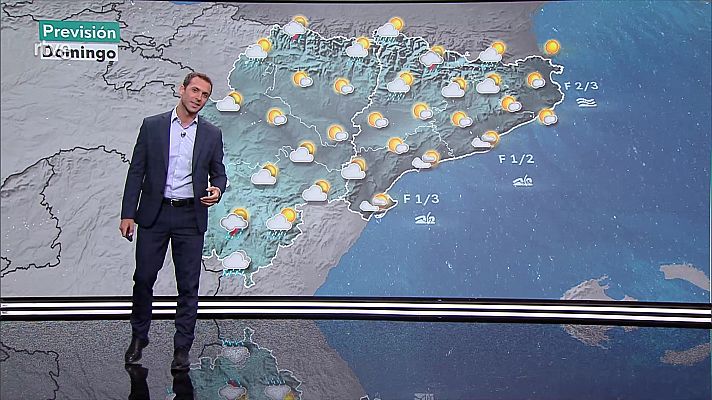 Probabilidad de tormentas localmente fuertes en zonas de la mitad oeste peninsular