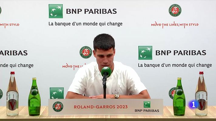 Telediario Fin de Semana - Carlos Alcaraz: ''Me haría mucha ilusión jugar el dobles con Nadal en los JJOO''