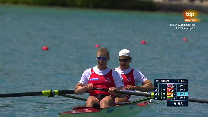  - Jaime Canalejo y Javier García logran la medalla de bronce en el Campeonato de Europa de remo