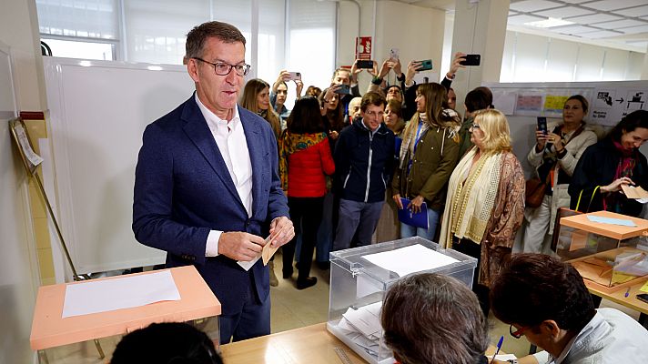 Especiales informativos - Feijóo pide votar de forma "masiva": "Estas elecciones mandan un mensaje de lo que la gente quiere para el futuro"