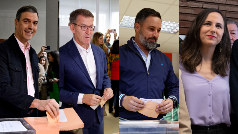 Los líderes nacionales votan en las elecciones del 28M y llaman a la particiación