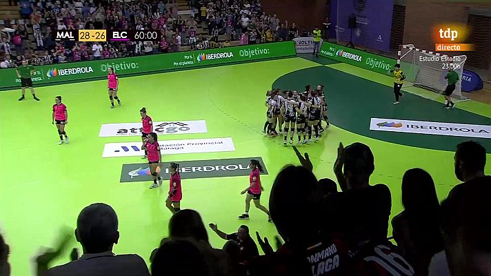  - BM Málaga fuerza el tercer partido con una ajustada victoria ante el BM Elche (28-27)