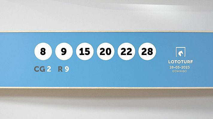 SELAE - Sorteo de la Lotería Lototurf del 28/05/2023