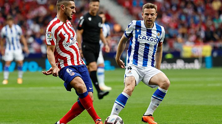 Atlético de Madrid - Real Sociedad: resumen. Partido de Liga