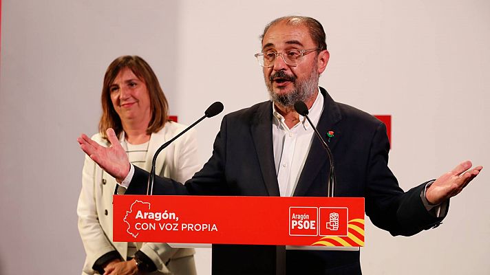 Lambán admite la derrota del PSOE en Aragón en las elecciones del 28M: "No ha podido ser"