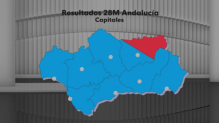 7 de 8 capitales se tiñen de azul