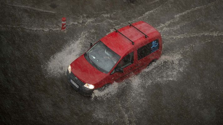 Lluvias prácticamente en toda la península este martes, con temperaturas sin cambios