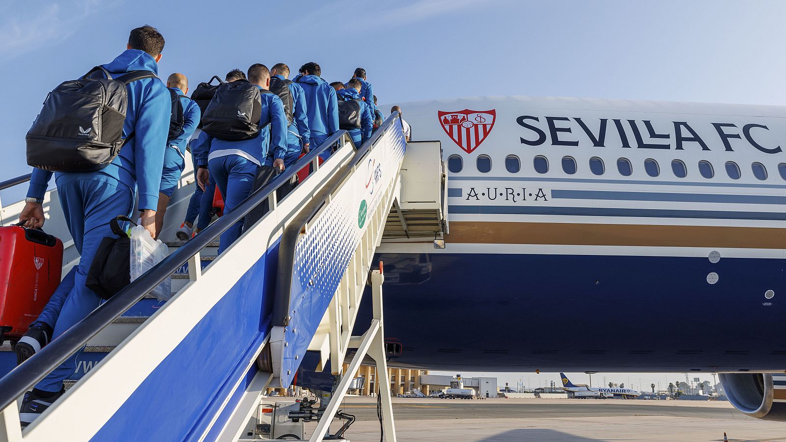 El Sevilla viaja con todo a Budapest - ver ahora