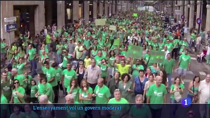 L'ensenyament vol un govern moderat