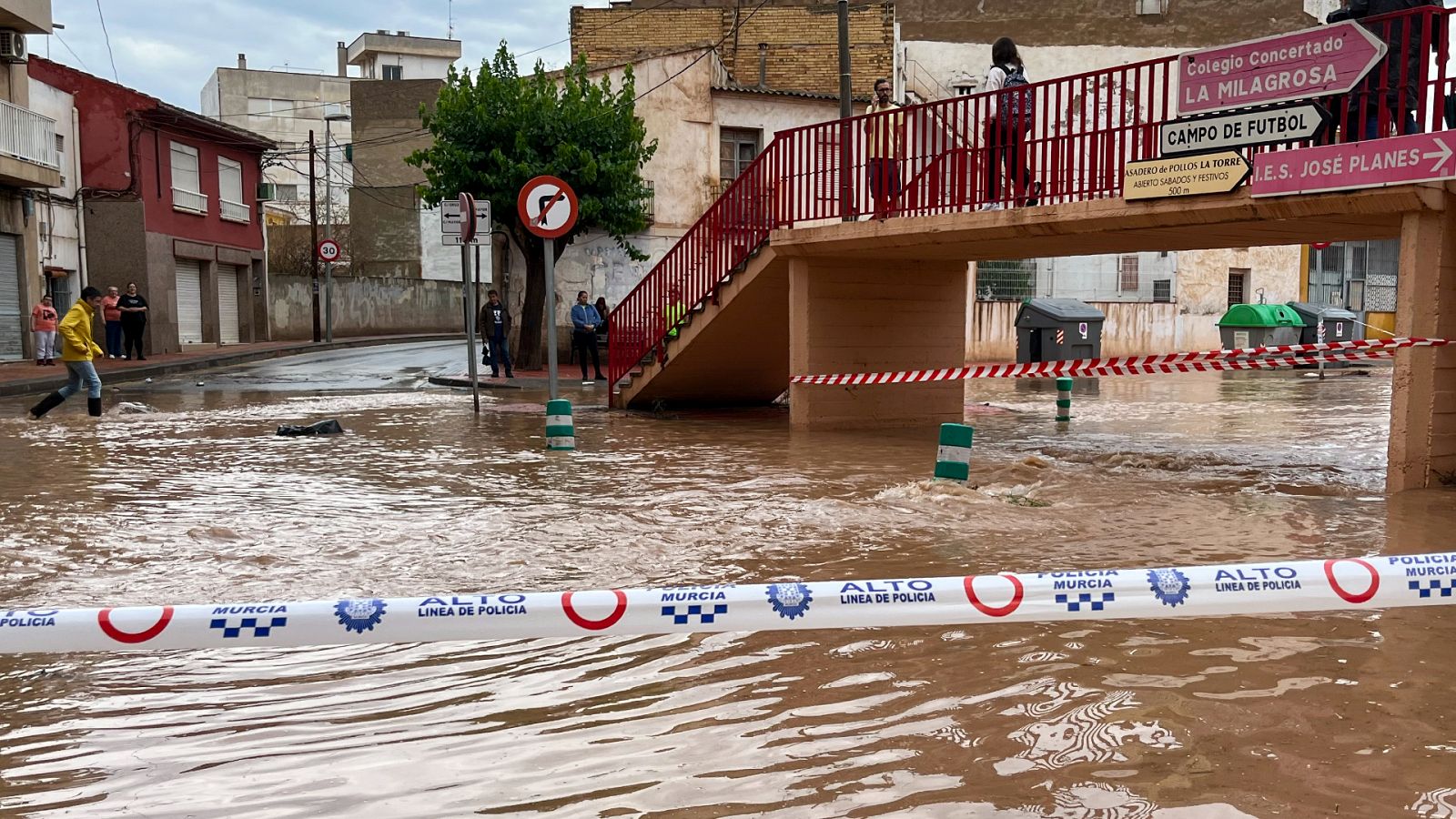 El sureste de España, azotado por fuertes trombas de agua