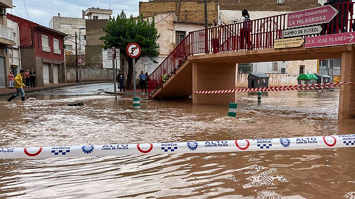 El sureste de España, el más castigado por fuertes trombas de agua