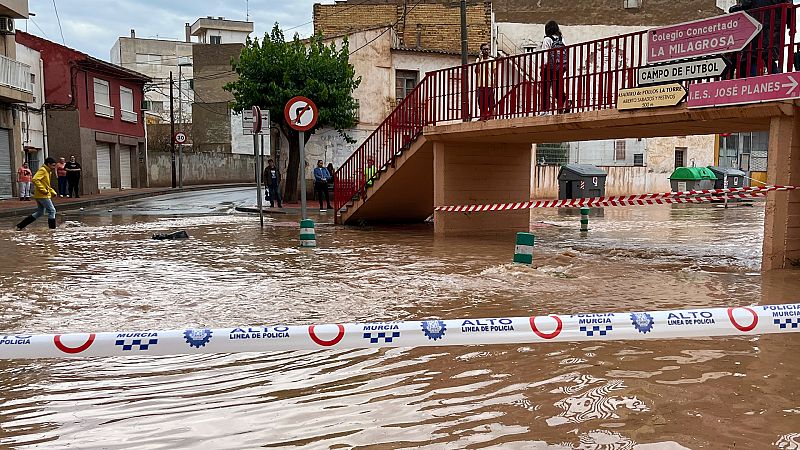 Vídeo: El sureste de España, azotado por fuertes trombas de agua