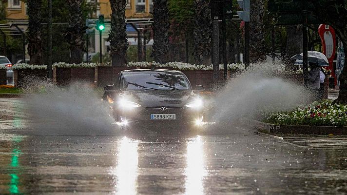 Hoy, lluvias y tormentas fuertes en la mitad norte, tercio este peninsular y Baleares