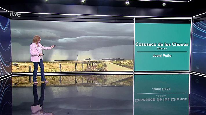 El tiempo - Probabilidad de tormentas localmente fuertes en el interior de la mitad norte y tercio este peninsulares, Mallorca y Menorca