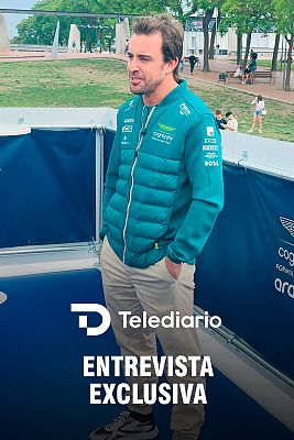 Telediario 2 - Fernando Alonso, a RTVE: "Barcelona tiene una energía especial, siempre tienes un extra cuando corres en casa"