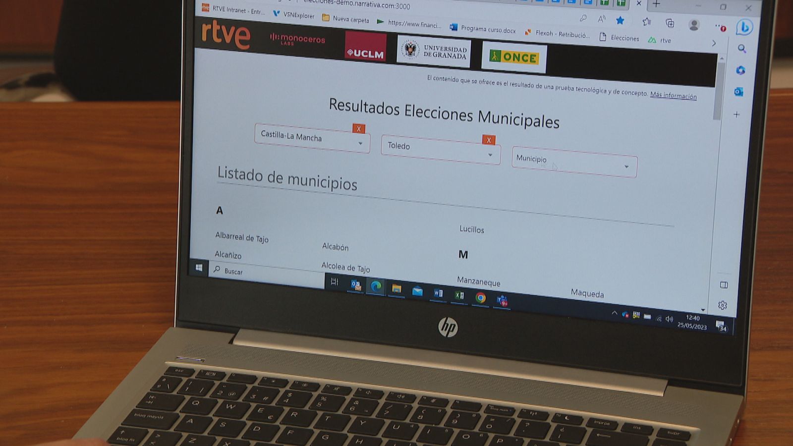 Proyecto piloto RTVE de generación automática de textos y audios prqueños pueblos
