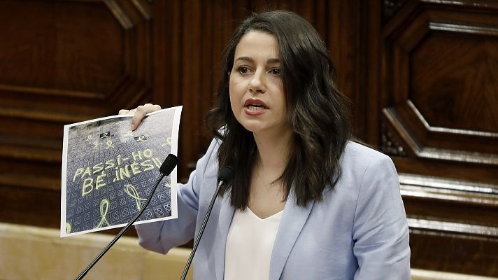 Telediario 1 - Arrimadas deja la política: el azote del independentismo que tomó las riendas de un Cs en horas bajas que no logró remontar