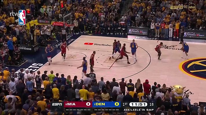 Diario 24 - Los Denver Nuggets golpean primero en sus primeras Finales NBA ante Miami Heat