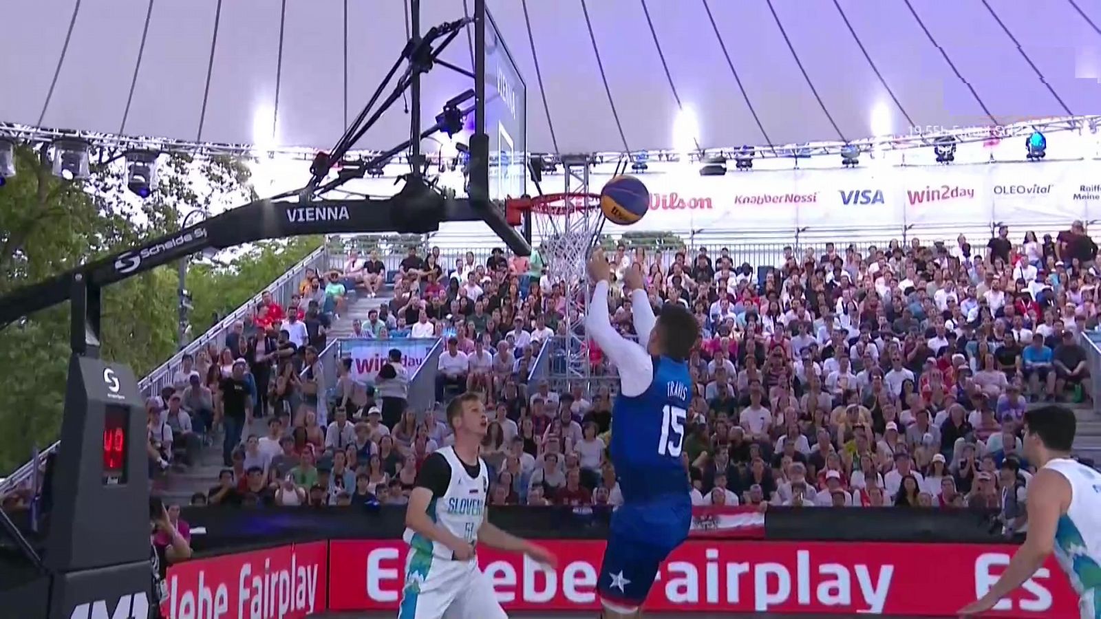 Baloncesto en RTVE: Baloncesto 3x3 - Copa del Mundo: Eslovenia - EE.UU. (M) | RTVE Play